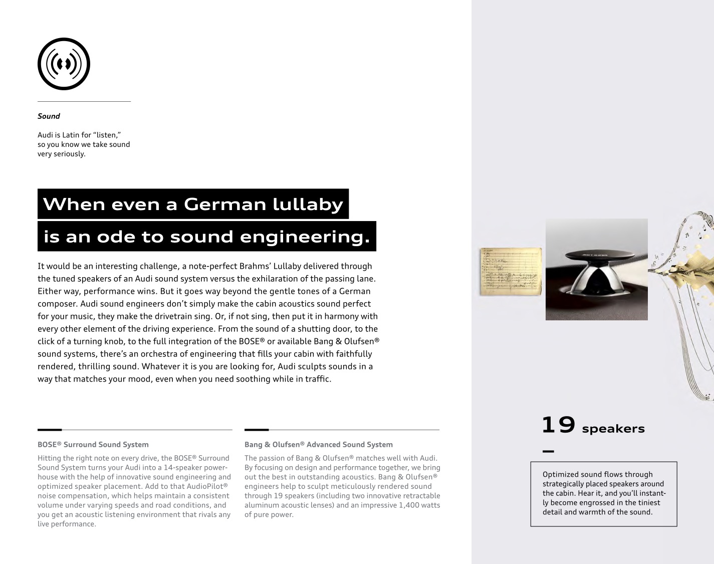 2014 Audi A8 Brochure Page 3